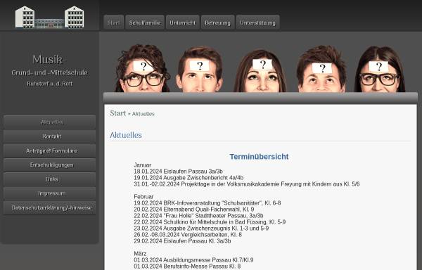 Vorschau von www.vs-ruhstorf.de, Grund- und Musikhauptschule Ruhstorf