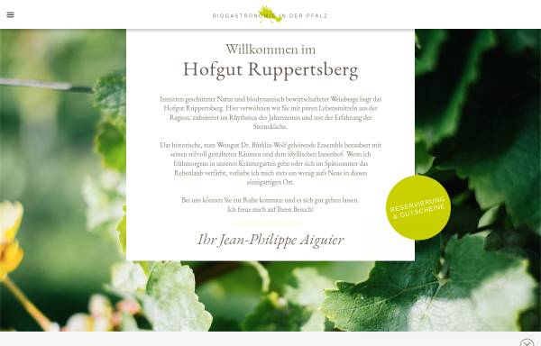 Vorschau von dashofgut.com, Hofgut Ruppertsberg