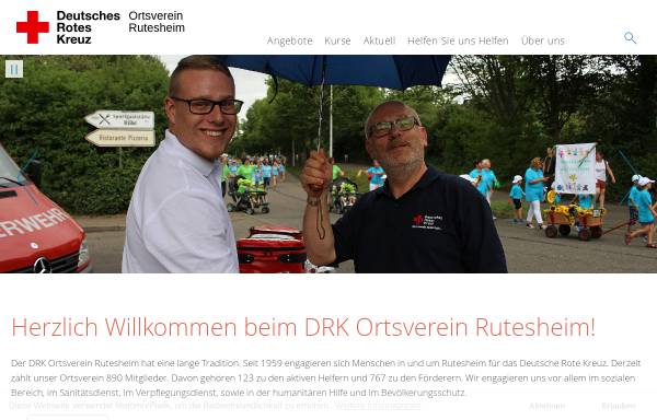 Vorschau von www.drk-rutesheim.de, Deutsches Rotes Kreuz Ortsverein Rutesheim