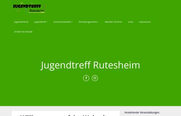Vorschau von www.jugendtreff-rutesheim.de, Jugendtreff Rutesheim
