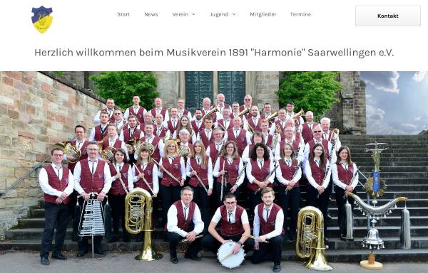 Vorschau von www.musikverein-saarwellingen.de, Musikverein 1891 Harmonie e.V.