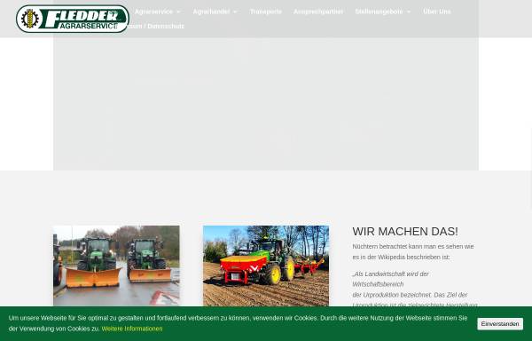 Vorschau von www.fledder-agrarservice.de, Fledder, Agrarservice
