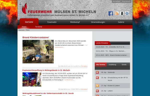 Vorschau von www.ffw-micheln.de, FFw Micheln