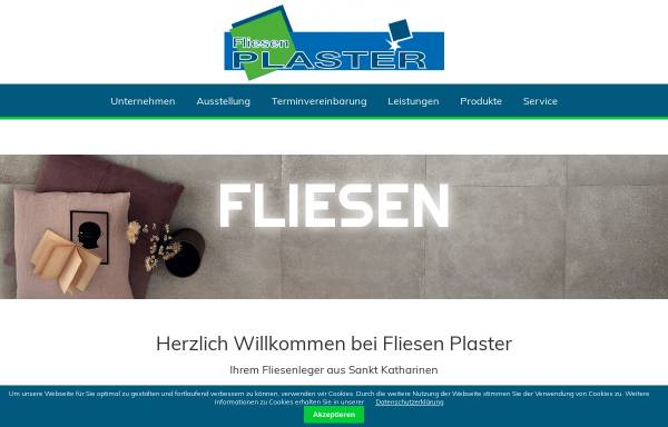 Vorschau von www.fliesen-plaster.de, Fliesen-Plaster, Inhaber: Jürgen Plaster