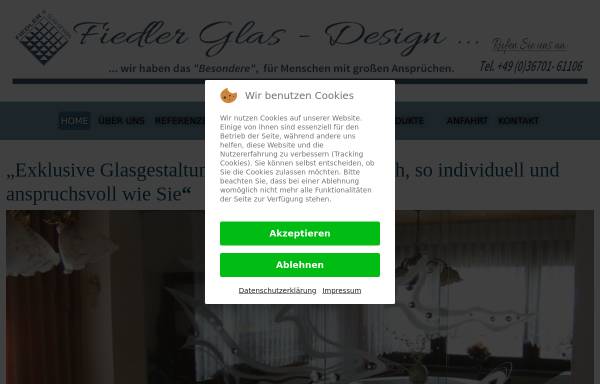 Vorschau von www.fiedler-glas-design.de, Fiedler Glas Design