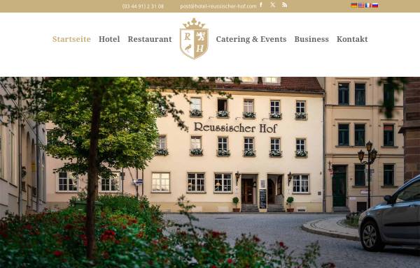 Vorschau von www.hotel-reussischer-hof.com, Hotel Reussischer Hof