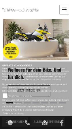 Vorschau der mobilen Webseite www.motorrad-haertel.de, Motorrad Härtel