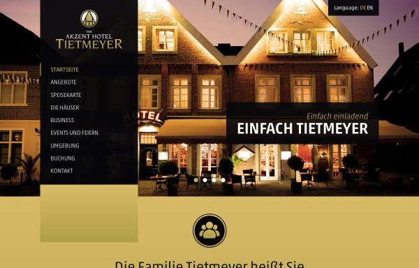 Vorschau von www.tietmeyer.de, Hotel Restaurant Zum Rathaus - Tietmeyer