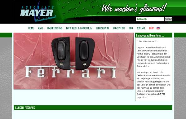 Vorschau von www.autoblitz-mayer.de, Autoblitz Mayer