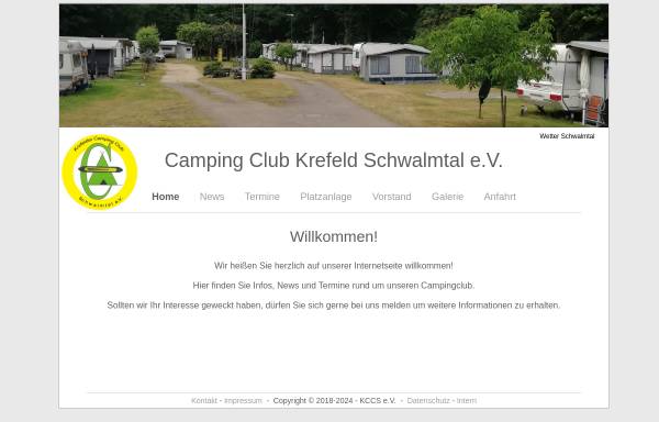 Vorschau von www.camping-kccs.de, Krefelder Camping Club Schwalmtal e.V.