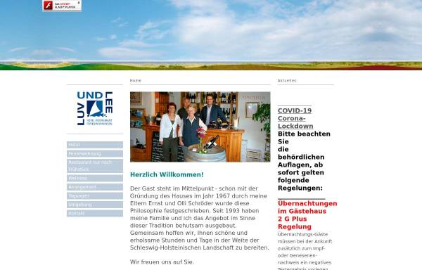 Vorschau von www.luvundlee.de, Gästehaus Luv und Lee