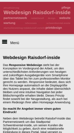 Vorschau der mobilen Webseite www.raisdorf-inside.de, Schwentinental-inside