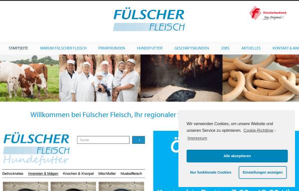Vorschau von www.fuelscher-fleisch.de, Fülscher Fleisch KG