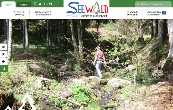 Vorschau von www.seewald.eu, Gemeinde Seewald im Schwarzwald