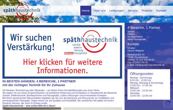 Vorschau von www.spaeth-haustechnik.de, Späth Haustechnik
