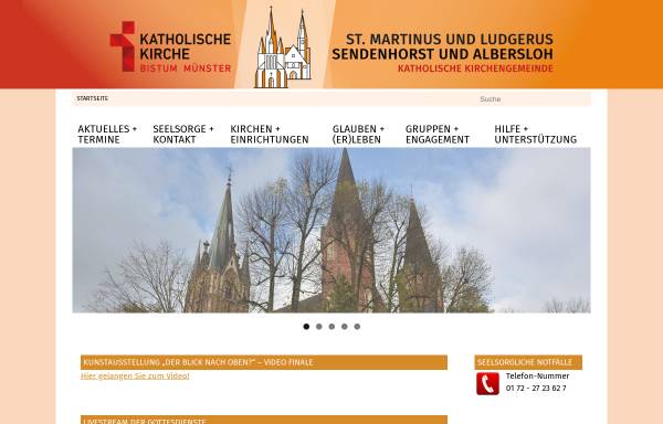 Vorschau von www.st-martin-sendenhorst.de, Pfarrgemeinde St. Martin