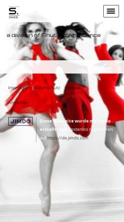 Vorschau der mobilen Webseite www.suad-group.com, S.U.A.D. - Dance Company & Agentur