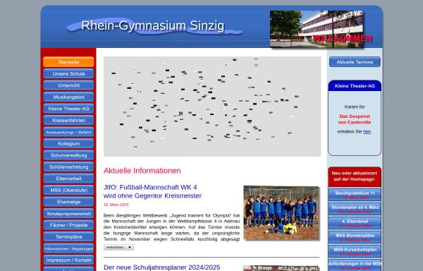 Vorschau von www.rhein-gymnasium-sinzig.de, Rhein-Gymnasium