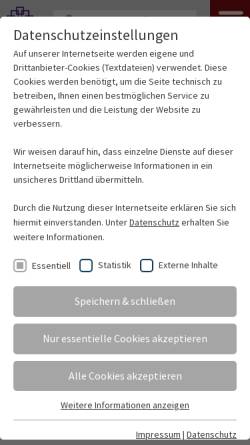 Vorschau der mobilen Webseite www.ev-kiga-muenster.de, Evangelischer Kindergarten und Kindertagesstätte