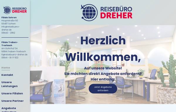 Vorschau von www.reisebuero-dreher.de, Reisebüro Dreher