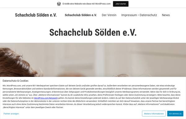 Vorschau von www.schachclubsoelden.wordpress.com, Schachclub Sölden e.V.