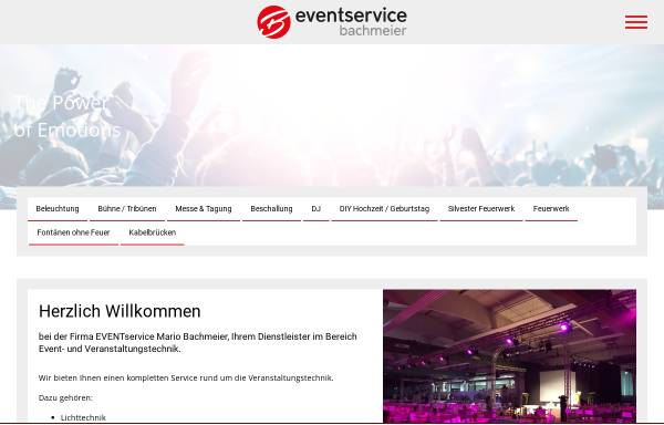 Vorschau von www.eventservice-mb.de, EVENTservice - Mario Bachmeier