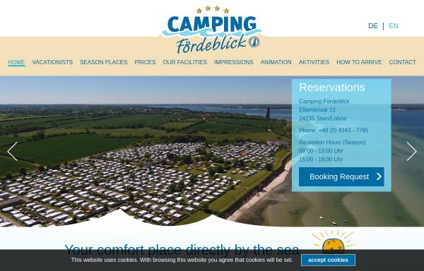 Vorschau von www.camping-foerdeblick.de, Campingplatz Fördeblick