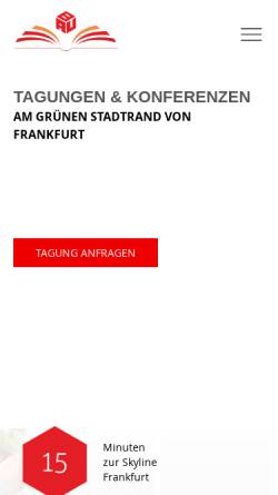 Vorschau der mobilen Webseite www.bildungsstaette-steinbach.de, Bildungsstätte der IG Bauen-Agrar-Umwelt