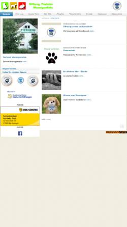 Vorschau der mobilen Webseite www.tierheim-wannigsmuehle.de, Tierheim Wannigsmühle