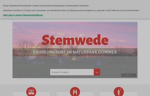 Vorschau von www.stemwede.de, Gemeinde Stemwede