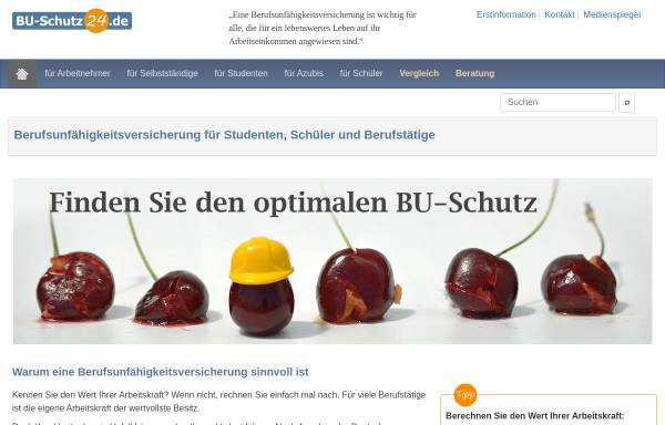 Vorschau von www.bu-schutz24.de, Gerd Kemnitz – Versicherungsmakler