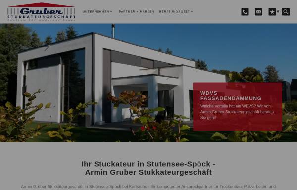 Vorschau von www.stukkateur-gruber.de, Gruber, Stukkateur