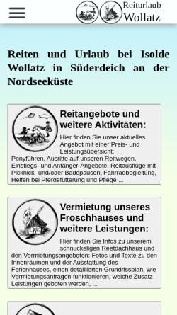 Vorschau der mobilen Webseite hof-wollatz.de, Biolandhof Wollatz