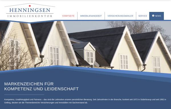 Vorschau von www.gvik.de, Immobilien Henningsen