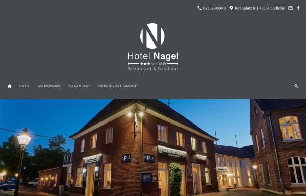 Vorschau von www.hotel-nagel.de, Hotel und Gasthaus Nagel