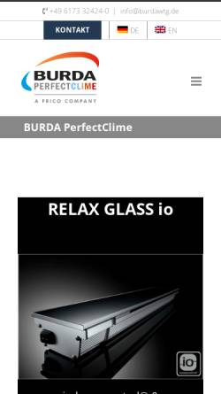 Vorschau der mobilen Webseite www.burdawtg.de, Burda Worldwide Technologies GmbH