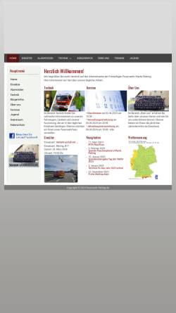 Vorschau der mobilen Webseite www.feuerwehr-peiting.de, Freiwillige Feuerwehr Markt Peiting
