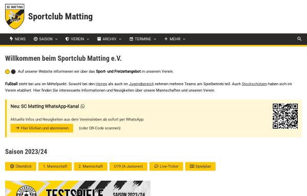 Vorschau von www.sc-matting.de, SC Matting e.V.