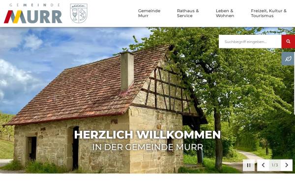 Vorschau von www.gemeinde-murr.de, Gemeinde Murr