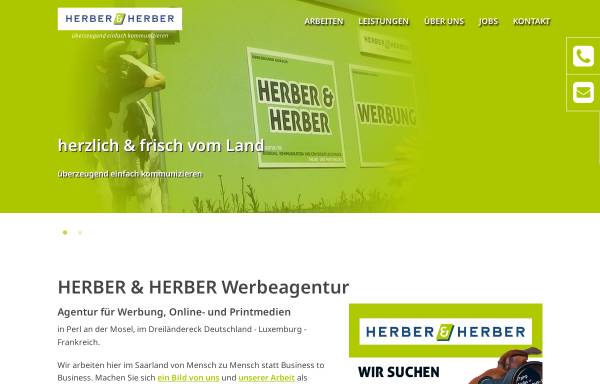 Vorschau von herber-herber.de, Herber und Herber Werbeagentur