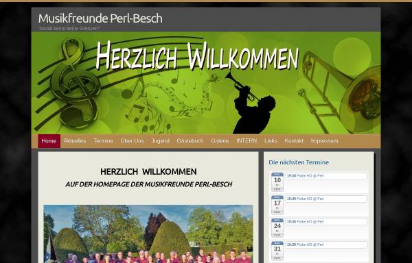 Vorschau von www.mv-perl.de, Musikfreunde Perl/Besch
