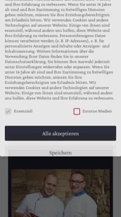 Vorschau der mobilen Webseite www.gasthof-casino.de, Gasthof Casino