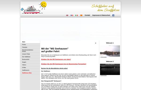 Vorschau von www.staffelsee.org, Staffelsee Motorschiffahrt OHG