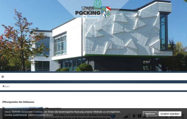 Vorschau von www.pocking.de, Stadt Pocking