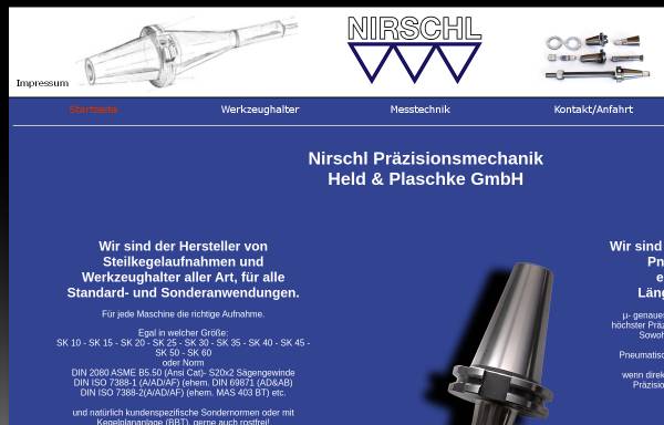 Vorschau von nirschl-gmbh.de, Nirschl Präzisionsmechanik GmbH