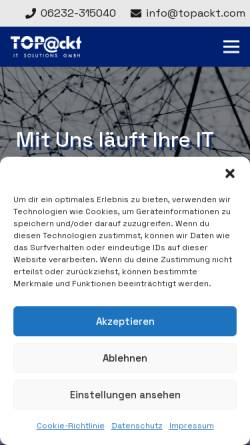 Vorschau der mobilen Webseite www.intellisystem.de, TK-Elektrotechnik GmbH