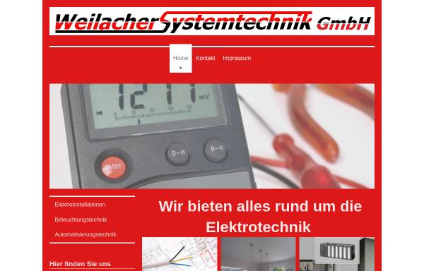 Vorschau von www.weilacher-systemtechnik.de, Weilacher Systemtechnik