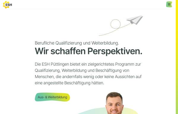 Vorschau von www.esh-puettlingen.de, ESH Erwerbslosen-Selbsthilfe e.V.