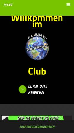 Vorschau der mobilen Webseite fitnesssaarland.de, Sportstudio Fit und Gesund Frank Riemer