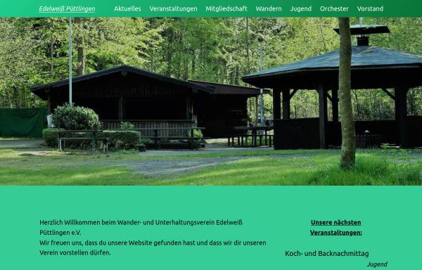 Vorschau von www.edelweiss-puettlingen.de, Wander- und Unterhaltungsverein Edelweiß e.V.